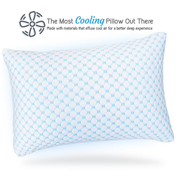 Clara Clark Shredded Memory Cooling Pillows: The Perfect Sleep Companion