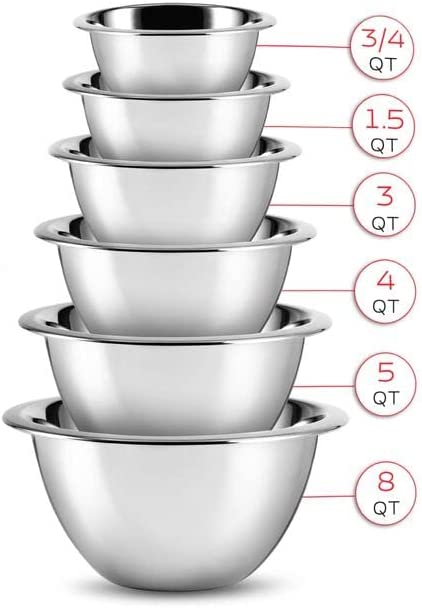 JOYTABLE™ Mixing Bowls With Measuring Cups And Spoons Set [Case of 10]