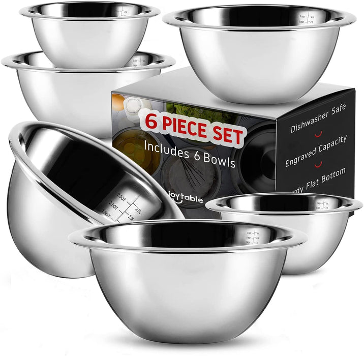 JOYTABLE™ Mixing Bowls With Measuring Cups And Spoons Set [Case of 10]