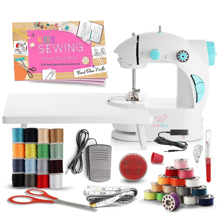 CraftBud™ 48 PC Dual Speed Portable Sewing Machine