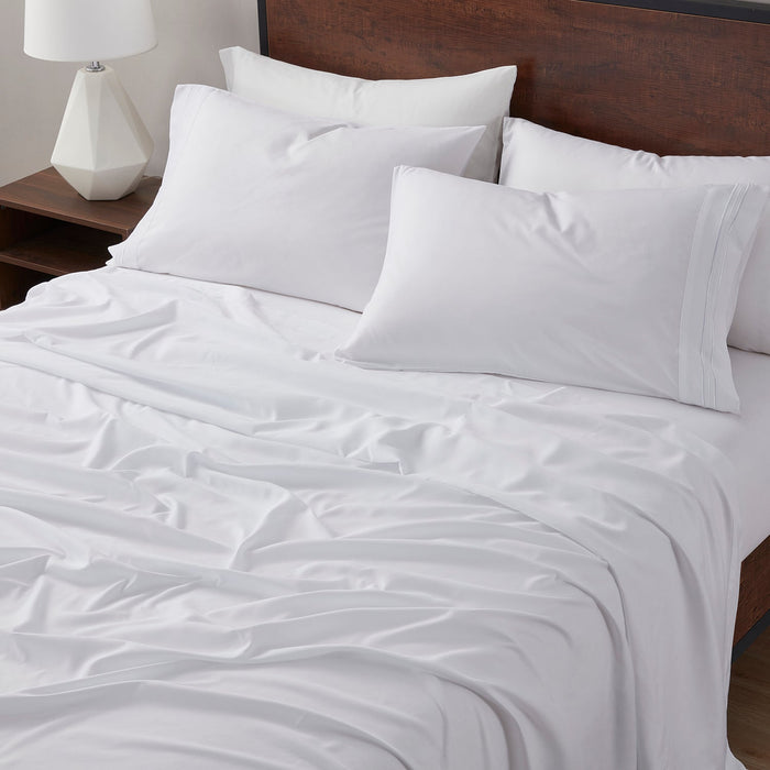 Clara Clark™ 1800 Series 4-Piece Bed Sheet Set [Solid Neutral]