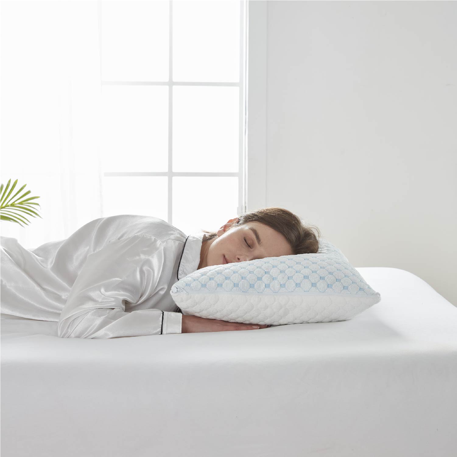 Clara clarks cooling pillow is ultimate comfort when falling asleep and works perfectly for hot sleepers