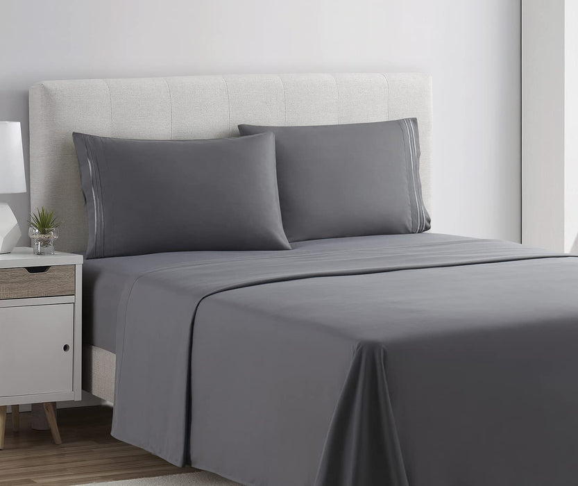 Clara Clark™ 1500 Series 4-Piece Bed Sheet Set Solid Special