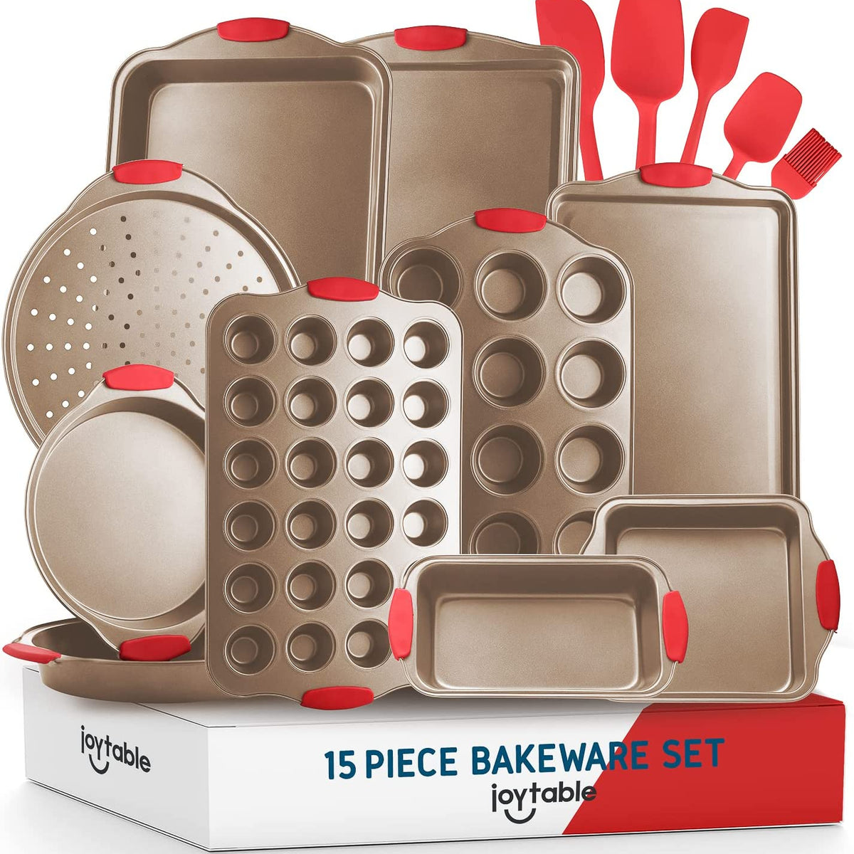 2 Piece Baking Sheet Pan Set Joytable Nonstick Steel Durable Large Cookie  Sheets