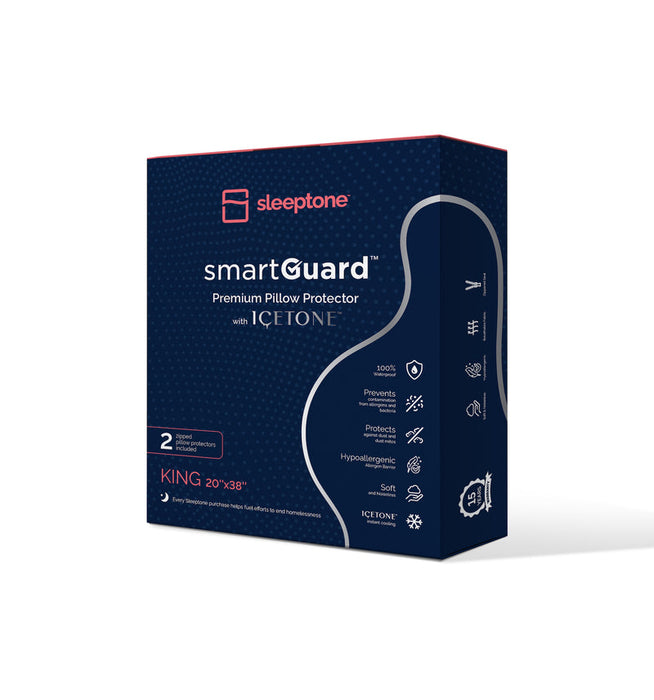 Sleeptone™ SmartGuard® Premium Pillow Protectors with Icetone [Case of 12]