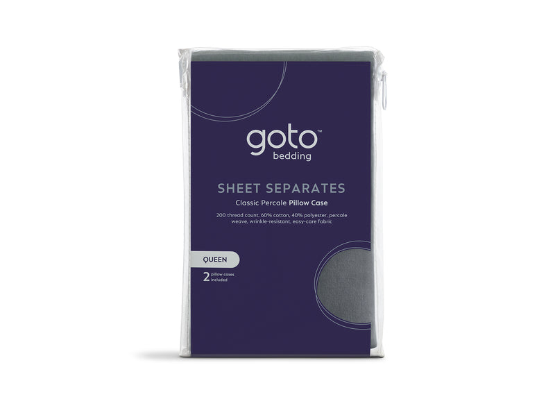 Goto® Percale Pillow Case [Case of 20]